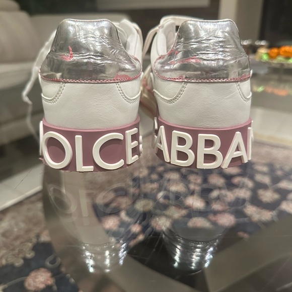 dolce & gabbana logo-stripe low-top sneakers, almost brand new, size 36 - Picture 5 of 5